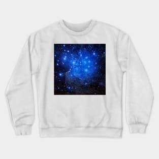 Pleiades star cluster, optical image (C021/8243) Crewneck Sweatshirt